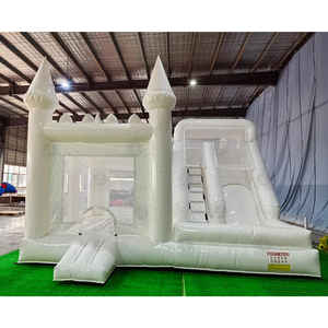 Castillo Inflable Blanco para Fiestas con <span class=keywords><strong>Piscina</strong></span> de Pelotas, Tobogán Acuático y <span class=keywords><strong>Piscina</strong></span> - Product Image 6