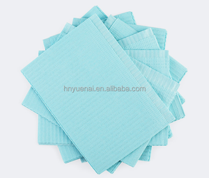 Vente en gros de bavoir dentaire rouleau de bavoir dentaire médical imprimé sur mesure bavoir dentaire jetable noir rose imperméable avec cravate - Product Image 6