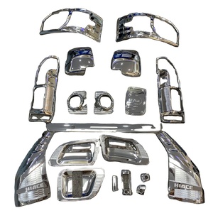 Accesorios para Automóviles de Alta Calidad, Cubierta de Faros Delanteros, Cubierta de Tanque de Gasolina, Juego Completo Cromado, Kit de Carrocería para Toyota Hiace - Product Image 2