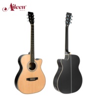 Guitare Électro-Acoustique de Haute Qualité Taille Pleine Cutaway pour Étudiant (AF168CE)