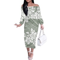 Ventes Flash : Robes Personnalisées pour Filles, Vente en Gros, Nouveauté Robes Samoan Puletasi Grande Taille pour Femmes, Robes Formelles et Décontractées en Polyester pour le Travail