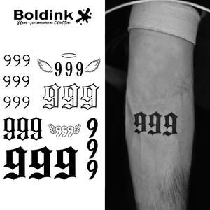 <span class=keywords><strong>รอย</strong></span><span class=keywords><strong>สัก</strong></span>ชั่วคราวแบบกึ่งถาวร โบลดิงค์ แบล็ค แองเจิล หมายเลข 999 ลายปีก แขน ลายเส้นศิลปะบนร่างกาย กันน้ำ ติดทนนาน 2 สัปดาห์ หมึกจากัว จู๊ซ อิงค์ - Product Image 1