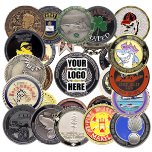 Moneda de Desafío Personalizada de Diseño Antiguo en Oro y Plata, Moneda de Aleación de Zinc y Latón Estampada, Moneda 2D 3D, <span class=keywords><strong>Monedas</strong></span> Metálicas Personalizadas para Colecciones - Product Image 1