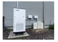 Système de stockage d'énergie FOX ESS C&I LiFePO4 100 kW/215 kWh, armoire de refroidissement liquide, hybride connecté au réseau, livraison rapide