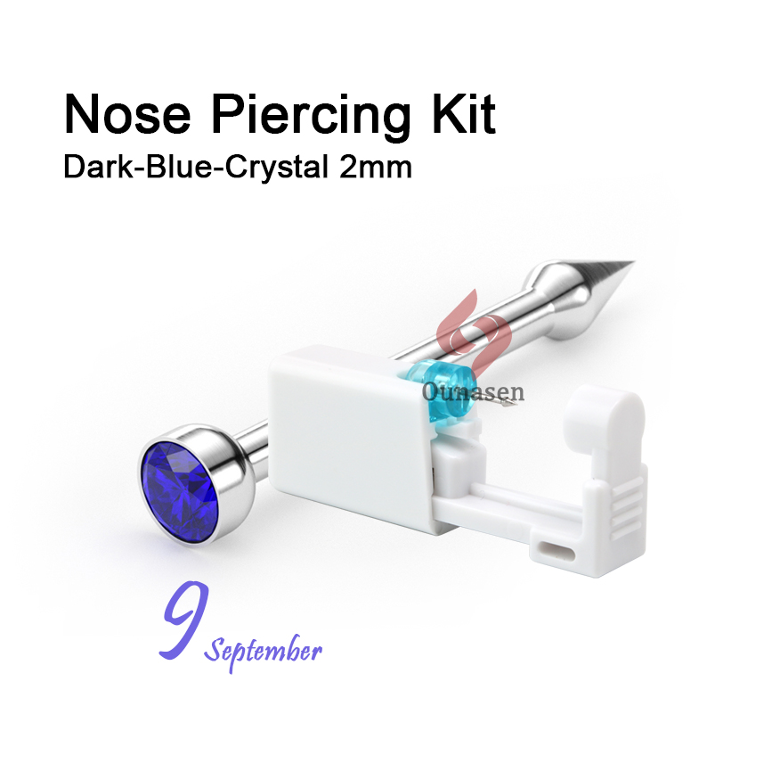 Bleu Foncé-Cristal 2mm