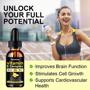 Ausreson <span class=keywords><strong>Vitamin</strong></span> B Kompleks B1 <span class=keywords><strong>B2</strong></span> B6 Tetes Cair Complexe De Vitamines B Suplemen Kesehatan Halal <span class=keywords><strong>Vitamin</strong></span> B Kompleks Cair Tetes - Product Image 3