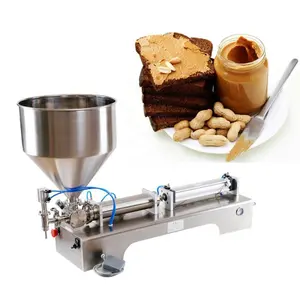 Food Filling Machine Manual Stainless Steel Paste Dispensing Liquid Beverage Packing Equipment