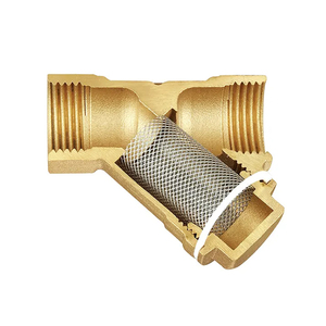 DN20 3/4 Zoll Messing Y-Siebventil mit Netzfilter für Wasser und Hydraulik - Product Image 1