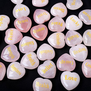 Nouveaux arrivages Cristaux naturels Énergie Pierres précieuses Pierres de guérison Rose Meths Coeur pour la méditation - Product Image 5