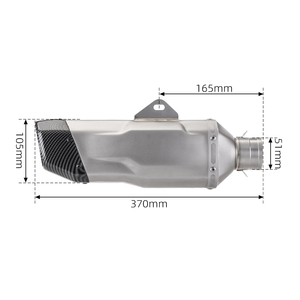รถจักรยานยนต์ท่อไอเสียท่อจักรยานสกปรกแข่ง Universal สําหรับ Honda <span class=keywords><strong>CBR600RR</strong></span> <span class=keywords><strong>R6</strong></span> Ninja 400 R3 z250 z650 cbr150r cbr250r - Product Image 4