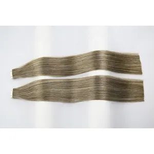 Шикарная качественная лента Ins цвет 4/613 натуральные человеческие волосы для наращивания оптовая продажа