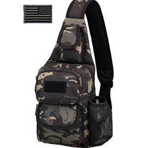 Bolsas Tácticas de Hombro para Camping, Bolsa Táctica de Pecho para Ciclismo, Bolsa de Hombro de Camuflaje, Mochila de Entrenamiento, Personalizable para Actividades al Aire Libre - Product Image 1