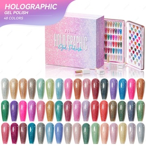 JTING Nouvelle Collection Laser Holographique 48 Couleurs – Coffret de Vernis à Ongles Gel Unique avec Livre de Couleurs Gratuit – Marque Privée OEM - Product Image 1