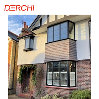 Dernière fenêtre moderne en aluminium résistante aux tempêtes et sécurisée sur mesure pour la maison