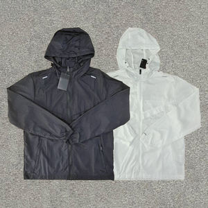 축구 윈드브레이커 재킷 남성용 후드티 트레이닝 윈드브레이커 재킷 경량 속건 후드티 재킷 - Product Image 1