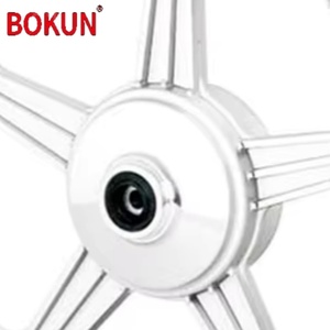 Rines de Motocicleta <span class=keywords><strong>BOKUN</strong></span> de Aluminio Forjado de 14 Pulgadas, Cinco Radios, Color Blanco - Product Image 3