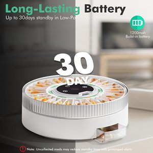 Dispensador de Pastillas Automático Inteligente A1310, Organizador de Medicamentos Controlado por Aplicación con Alerta por Voz, Caja de Medicamentos con Doble Bloqueo para Personas Mayores - Product Image 5