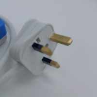Prise de courant universelle 3 à 6 prises de courant, prise d'extension électrique King standard britannique royaume-uni avec cordon d'extension léger, offre spéciale