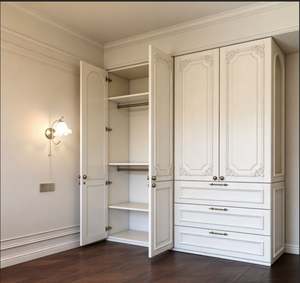 BALOM Armoire sur mesure de luxe, dressing sur mesure, système d'armoire en bois haut de gamme avec éclairage LED et tiroirs - Product Image 6