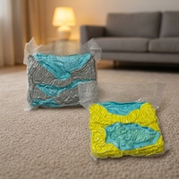 Sac de lavage pour chaussures avec fermeture éclair métallique 220g, sac à linge en maille chenille pour baskets, réutilisable, séchage rapide avec boucle de suspension