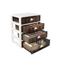 Armoire de rangement moderne japonaise en plastique PP empilable grande capacité, durable et étanche pour l'organisation de la maison et de la chambre