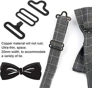 Cravat <b>Clip</b> Set Metal Bow Tie Hardware <b>Clip</b> Set Cravat <b>Hook</b> Fastener Necktie <b>Clip</b> DIY Strap Buckle Hardware Accessories For Neck - Product Image 3