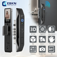 Serrure de porte intelligente Tuya avec reconnaissance faciale 3D et caméra, Cerradura Inteligente 6085/6068, sécurité par empreinte digitale, serrure de porte automatique