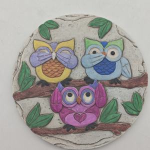 Pietra da <span class=keywords><strong>Giardino</strong></span> in Cemento con Scritta 'Love My Garden' e Ape con Fiori Rosa per Decorazione Esterna e Paesaggistica - Product Image 2