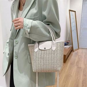 Rơm Túi Để Treo Hoa Kỳ Nghỉ Ví Cho Phụ Nữ Nhỏ Kontted Dệt Phụ Nữ Giỏ Xô Handmade Bện Túi Xách Thời Trang - Product Image 3