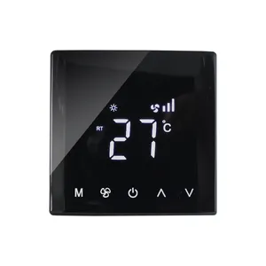 Central air conditioning fan cooling and heating intelligent temperature controller Digital Thermostat LCD adjustment