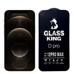 King Glass 0.4Mm Hoge Aluminium Screen Protector Oven Keramische Sublimatie Telefoon Case Gehard Bril Mica Voor Iphone Android