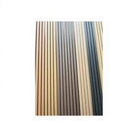 Panel de Cercado de Diseño Moderno, Resistente al Fuego, de Madera Compuesta WPC, para Revestimiento de Paredes Exteriores de Villas, Escaleras Exteriores y Baños