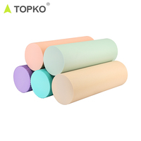 Rodillo de Espuma para Ejercicio TOPKO con Logotipo Personalizado, 13 Pulgadas, Espuma EVA de Alta Densidad para Relajación, Masaje Muscular Profundo y Yoga