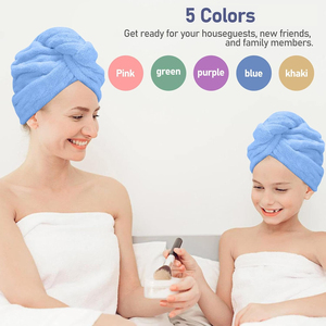 Custom logo <strong>Hair</strong> Towel Microfiber Quick Dry <strong>Microfibre</strong> <strong>Hair</strong> Drying Towel <strong>Wrap</strong> Turban Microfiber <strong>Hair</strong> Towel <strong>Wrap</strong> for Women - Product Image 2