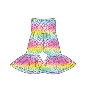 Combinaison bébé imprimée exclusive en gros, tricotée, avec débardeur et pantalon cloche, pour l'été - Product Image 1