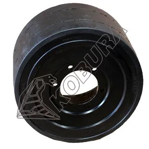 KOBURA Factory Smooth Pattern Press On Solid Tyre Forklift Tires 22x12x16 21X9X15 20X9X16