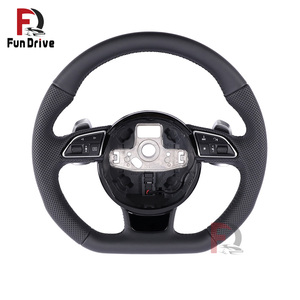 Volant en cuir <span class=keywords><strong>Audi</strong></span>, style <span class=keywords><strong>sport</strong></span> original pour S4 B8.5 S7 RS5 RSQ8 Q5 - Product Image 2