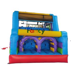 Juego emocionante Juego de obstáculos giratorios inflables, poste de obstáculos inflable, campo de obstáculos inflable para niños pequeños en venta - Product Image 1