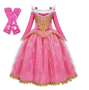 Abito da Principessa Elsa Anna <span class=keywords><strong>Biancaneve</strong></span> BX 2026 per Festa di Compleanno, <span class=keywords><strong>Costume</strong></span> da Principessa Sofia Belle Rapunzel per <span class=keywords><strong>Bambina</strong></span> - Product Image 2