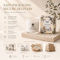 OEM Private Label Mattglas Duftkerzen-Geschenkset für Heimdekoration, Boutique, Einzelhandel, Feiertage und Lifestyle-Marken
