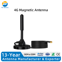 Antenne magnétique 4G LTE 700-2700 MHz 12 dBi omnidirectionnelle verticale longue portée SMA mâle pour routeur modem
