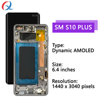 Écran de remplacement OLED 6,4 pouces 5G pour S10 Plus, écran de téléphone portable d'origine avec garantie d'un an