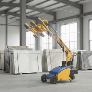 Robot de levage à double système d'aspiration en verre, capacité 800 kg, certifié CE, avec actionneurs fiables 1.DC24V pour levage, extension et basculement efficaces - Product Image 4