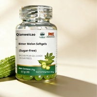 Bonbons Gélifiés aux Peptides de Melon Amer à Particules Vertes - Sans Sucre - Anti-Âge - Complément Alimentaire Spécial - Homologie Alimentaire - Durée de Conservation 6 Mois