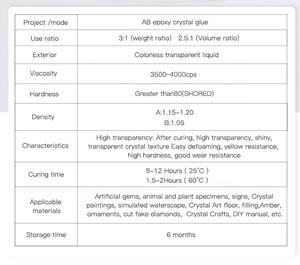 Osbang - Juego de Resina Epoxi de 1 kg, 750 ml y 250 ml, Transparente, Resistente al Amarilleamiento, de Dos Componentes AB, Relación de Mezcla 3:1, para Construcción - Product Image 3