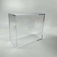 Boîte de présentation en acrylique en gros pour usine, étui de protection magnétique pour boîtes de jeux de cartes à collectionner et boîtes de collection