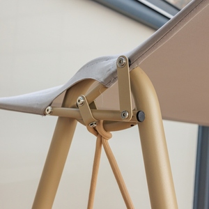 Fauteuil suspendu de patio <span class=keywords><strong>avec</strong></span> auvent, ensemble de mobilier de jardin pour café, balcon, <span class=keywords><strong>piscine</strong></span>, mobilier d'extérieur - Product Image 4