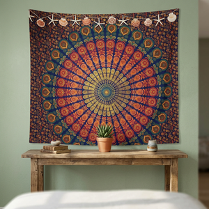 Hippie Mandala Bohemian Psychedelic Intricate Floral <b>Tapestry</b> <b>Wall</b> <b>Hanging</b> Indian Hippy Decorative Bedspread for - Product Image 4