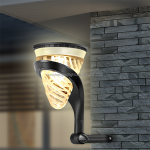 Conception Moderne Ronde 5W Borne Lumineuse Extérieure Étanche Led Solaire Jardin Lumières Pour Jardin Cour - Product Image 6