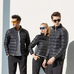 Легкая куртка на утином пуху, зимнее пальто, верхняя одежда унисекс, мужская куртка - Product Image 5